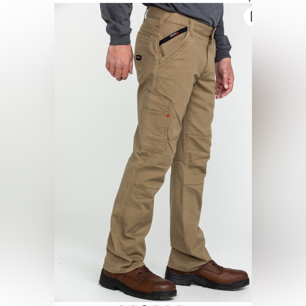 NWT 36/32 FR M5 Stretch DuraLight Canvas Stackable Straight Leg Pants